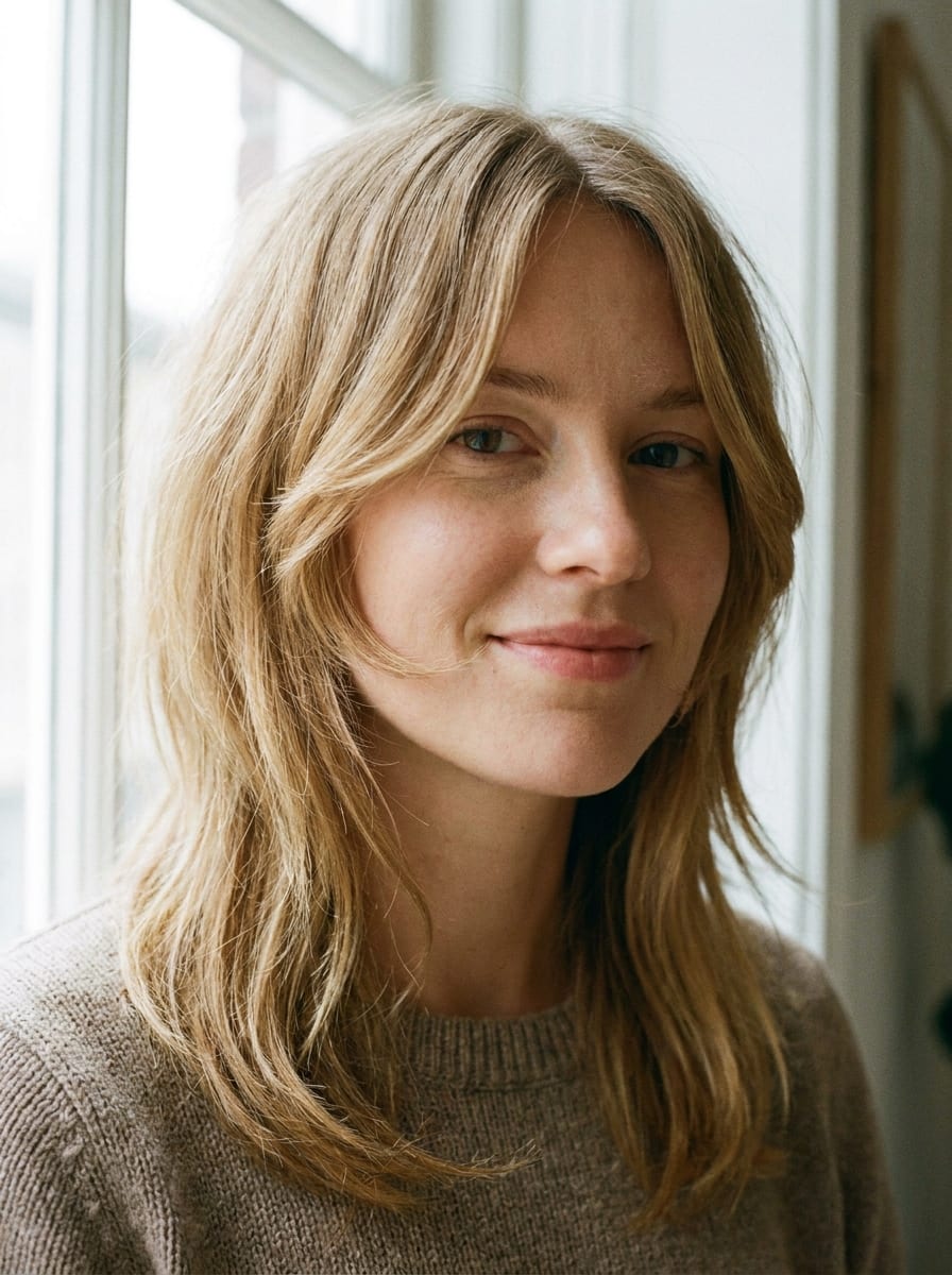 Shag mit Face-Framing Layers - Shag Cut für Frauen